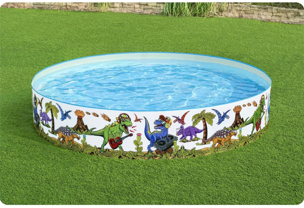 BESTWAY baseinas Dinosaur Fill'N Fun 2,44mx A46cm, 55001