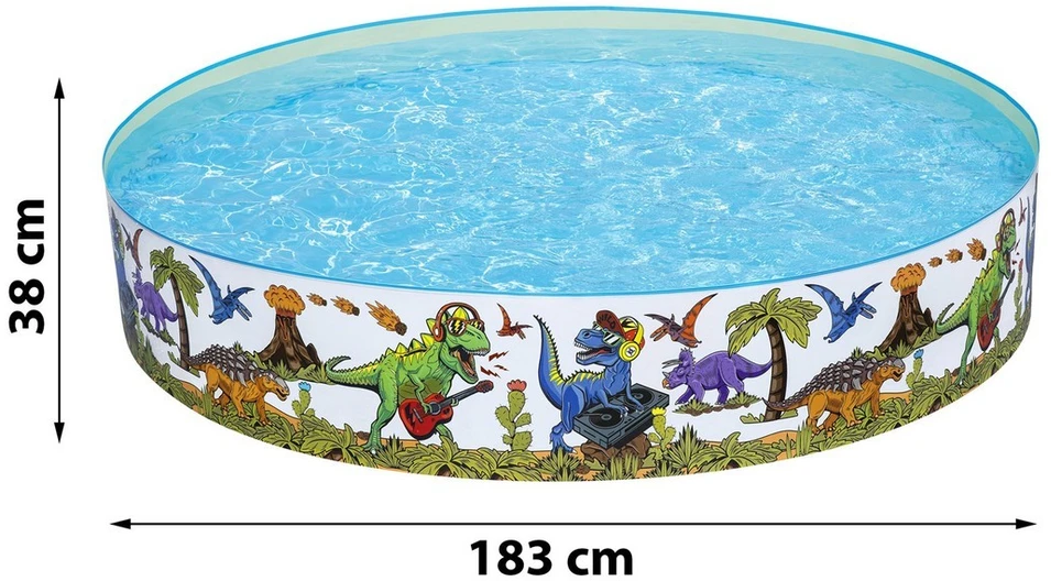 BESTWAY baseinas Dinosaur Fill'N Fun 1.83m x H38cm, 55022