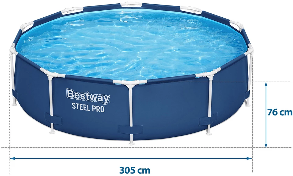 Bestway Steel Pro Baseinas, 305x76cm