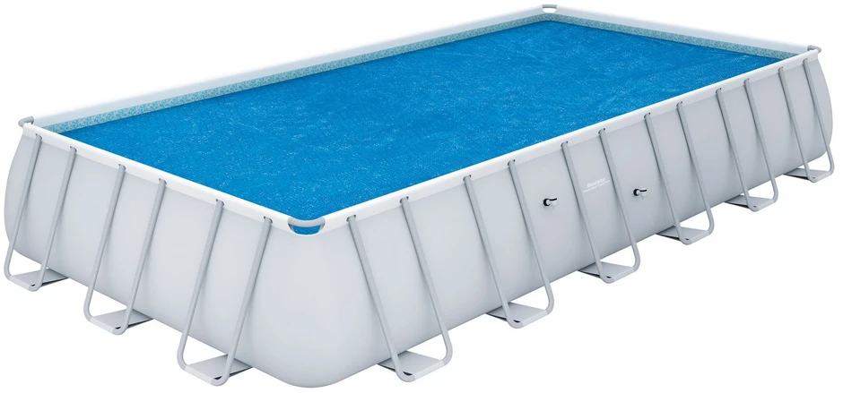 Bestway Baseino uždangalas Flowclear, mėlynas, 703x336cm, stačiakampis