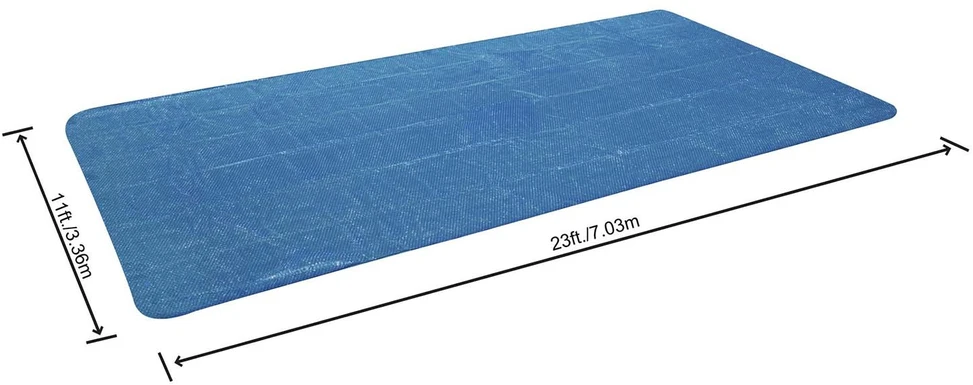 Bestway Baseino uždangalas Flowclear, mėlynas, 703x336cm, stačiakampis