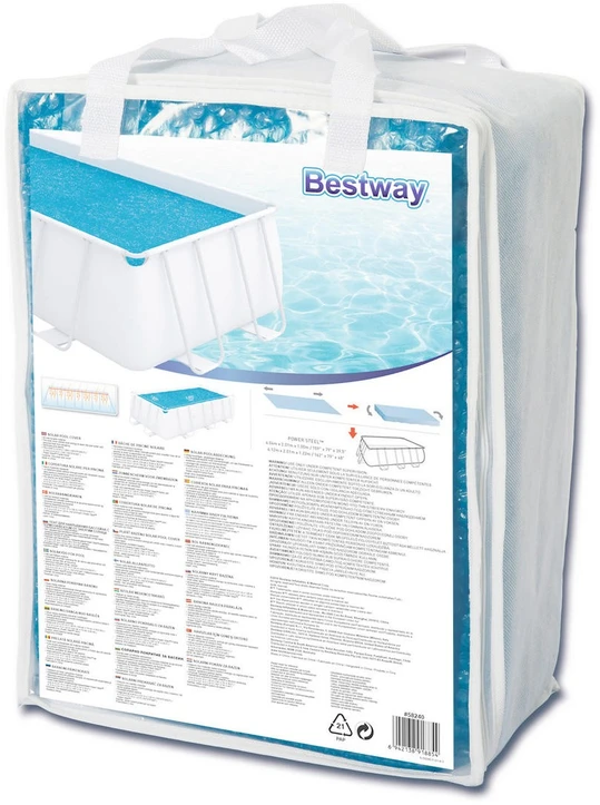 Bestway Vasarinis baseino uždangalas, mėlynas, 380x180cm, PE