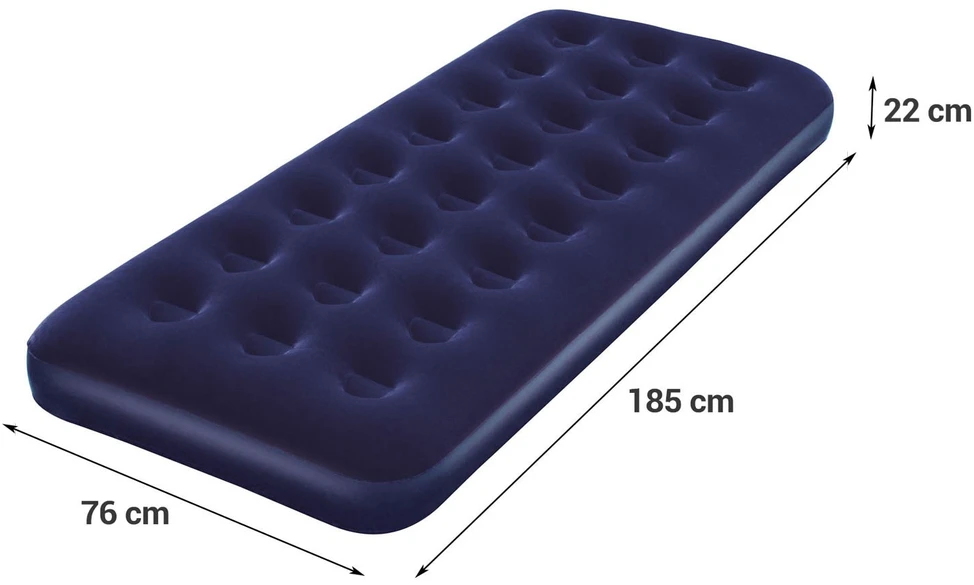 Bestway pripučiamas čiužinys 67000 185x76x22 su pompa 62002
