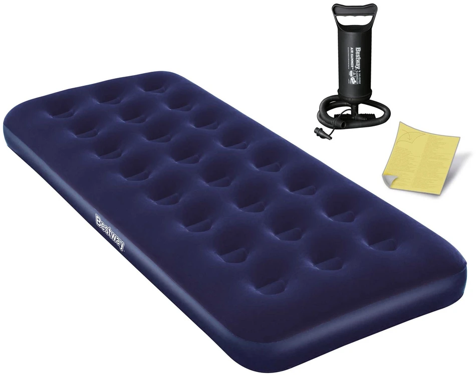 Bestway pripučiamas čiužinys 67000 185x76x22 su pompa 62002