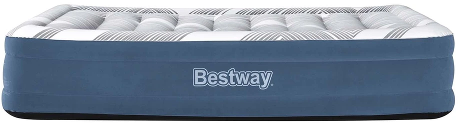 „Bestway 2“ asmens patogus karalienės čiužinys 203x152x36cm įmontuotas siurblys 6712y