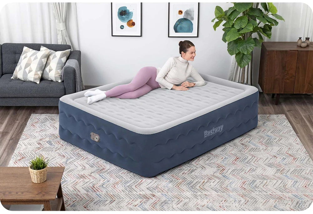 „Bestway 2“ asmenų karalienė „Tritech Truleisure“ oro čiužinys 203x152x51cm 6716p