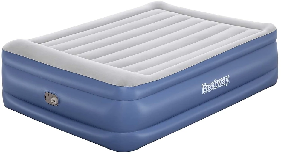 Pripučiamas čiužinys 203x152x56 cm su įmontuotu elektriniu siurbliu Bestway 67614