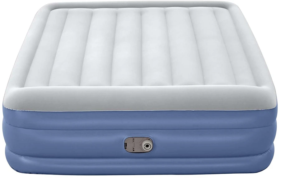 Bestway 67630 pripučiamas čiužinys 203x152x46 cm su integruota elektrine pompa
