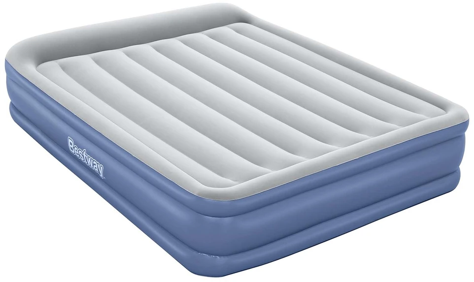 Bestway 67630 pripučiamas čiužinys 203x152x46 cm su integruota elektrine pompa
