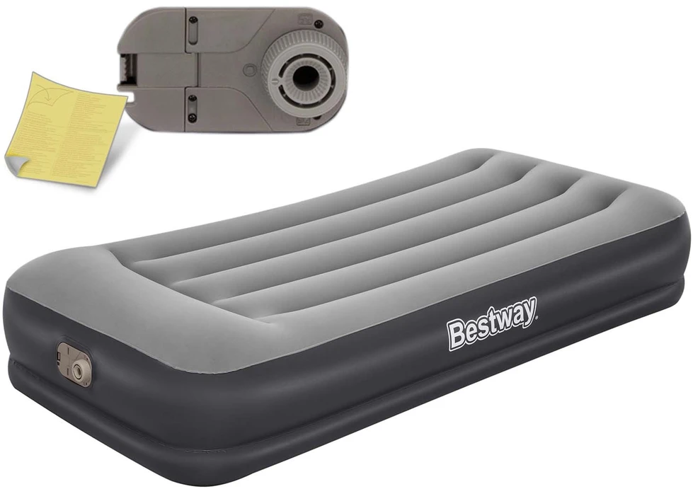 Pripučiamas čiužinys 191x97x36 cm su įmontuotu elektriniu siurbliu Bestway 67723