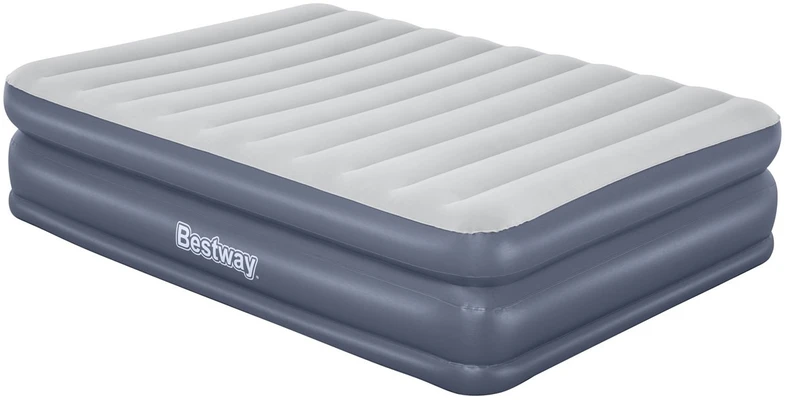 Pripučiamas čiužinys 203x152x51 cm su įmontuotu elektriniu siurbliu Bestway 67925
