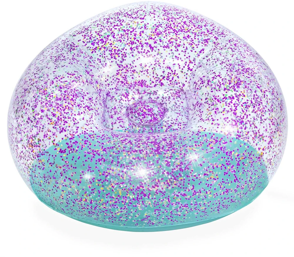 „Bestway Glitter“ kėdė pripučiama „Pouffe Glitter Dream 114 x 112 x 66cm 75115“