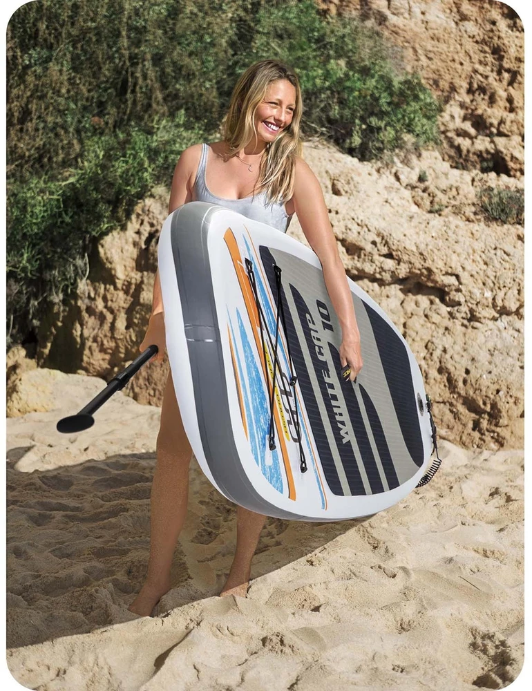 Bestway Hydro-Force Baltas Cap Set Pripučiama irklentė, 305x84x12cm