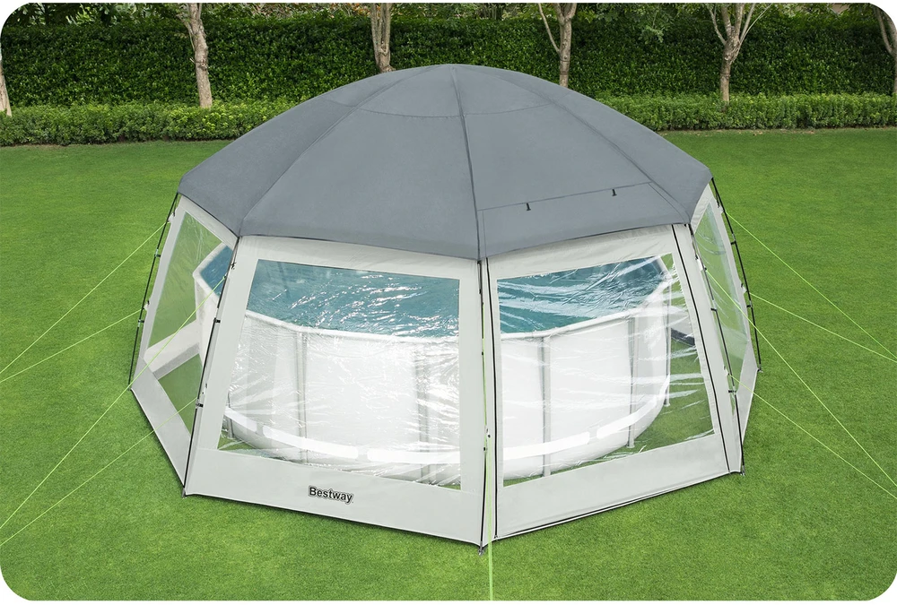 Bestway 2 viename BASEINO UŽDENGIMAS - baseino paviljonas ir sodo pavėsinė 58612