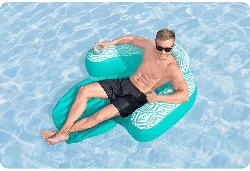 Bestway pripučiama vandens kėdė Deluxe Comfort Plush 1,45x1,20m 43719