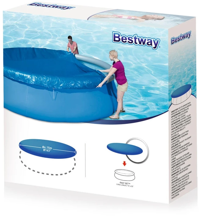 „Fast Set“ uždangalas 396 cm „Bestway 58415“ baseinui