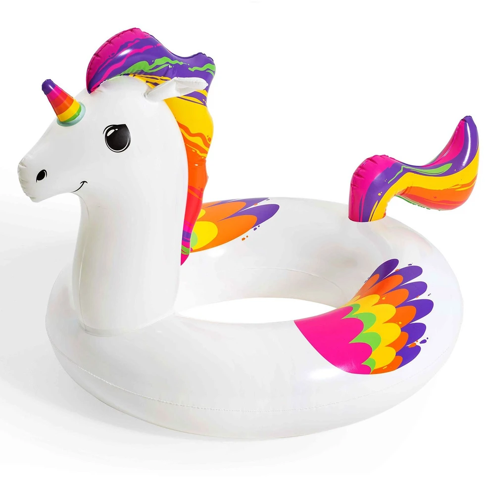 BESTWAY plaukimo ratas Fantasy Unicorn 119cm x 91cm., 36159
