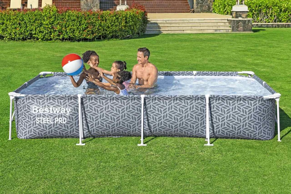 Plieninis "Pro Frame" baseinas 366x201x66cm BESTWAY
