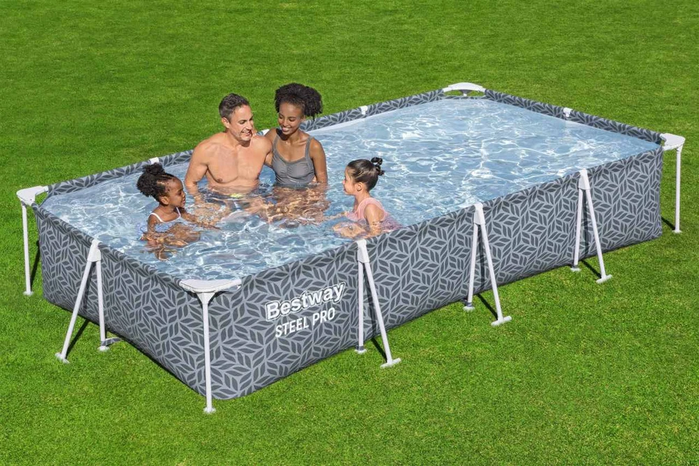 Plieninis "Pro Frame" baseinas 366x201x66cm BESTWAY