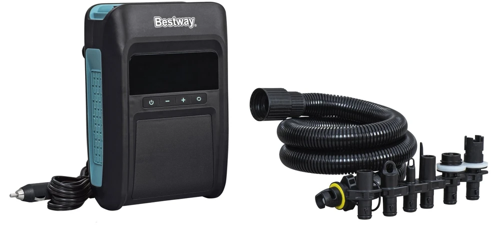 Elektrinis siurblys Bestway POWERGRIP. juodas. 22 x 16 x 9 cm