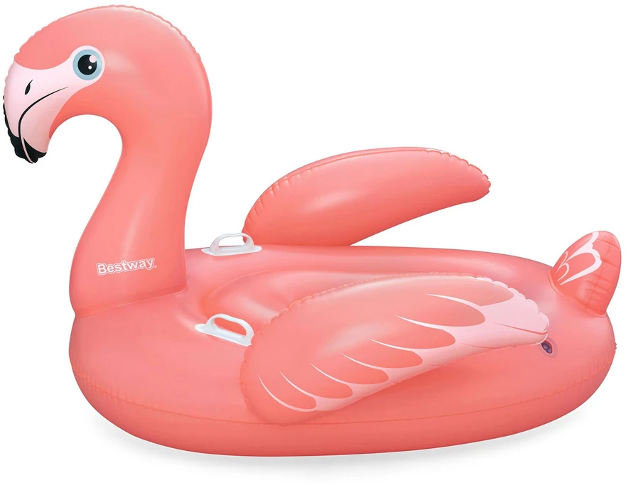 Pripučiamas plaustas Bestway Flamingo, 41525, 138 cm x 107cm