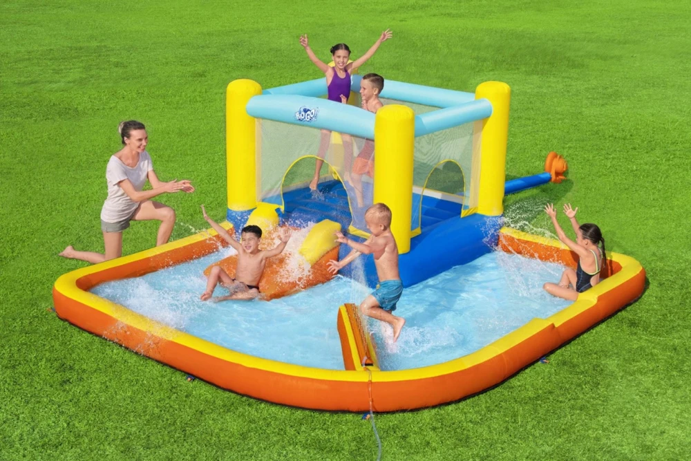 Bestway H2OGO Beach Bounce Pripučiamas vaikiškas vandens parkas