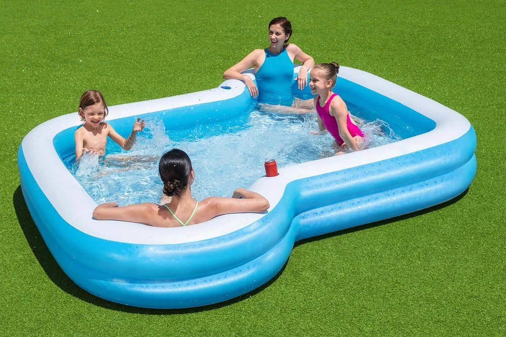 BestWay Family Pool Sunsational PVC Mėlyna