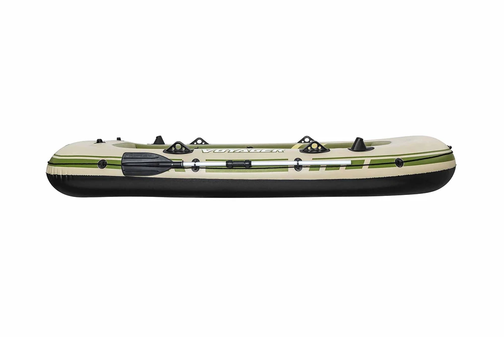 Bestway pripučiamas pontonas + irklai 294 x 137 cm Voyager X3 plaustų rinkinys 65164