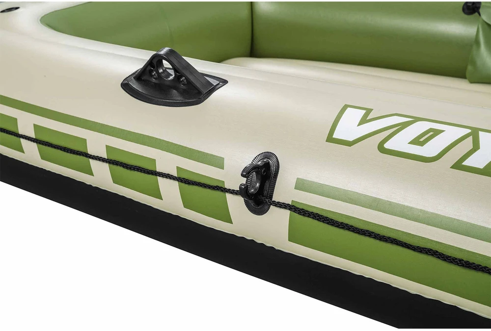 Bestway pripučiamas pontonas + irklai 294 x 137 cm Voyager X3 plaustų rinkinys 65164