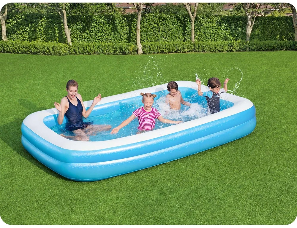 Pripučiamas Baseinas Bestway 305x183x46 cm, Mėlynas 54150 9805