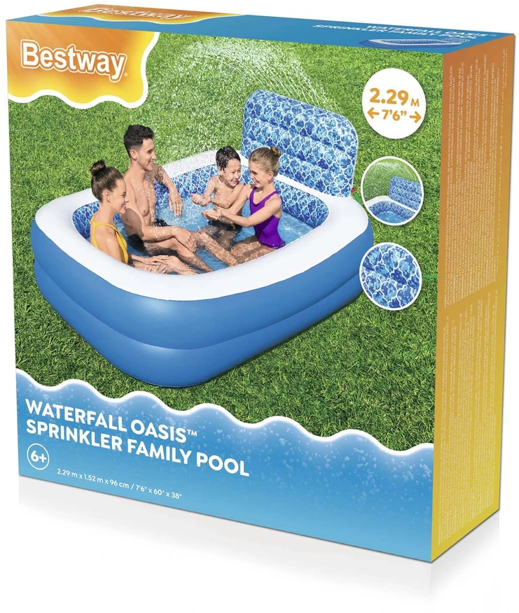 "Bestway Waterfall Oasis" baseinas su vandens purkštuvu