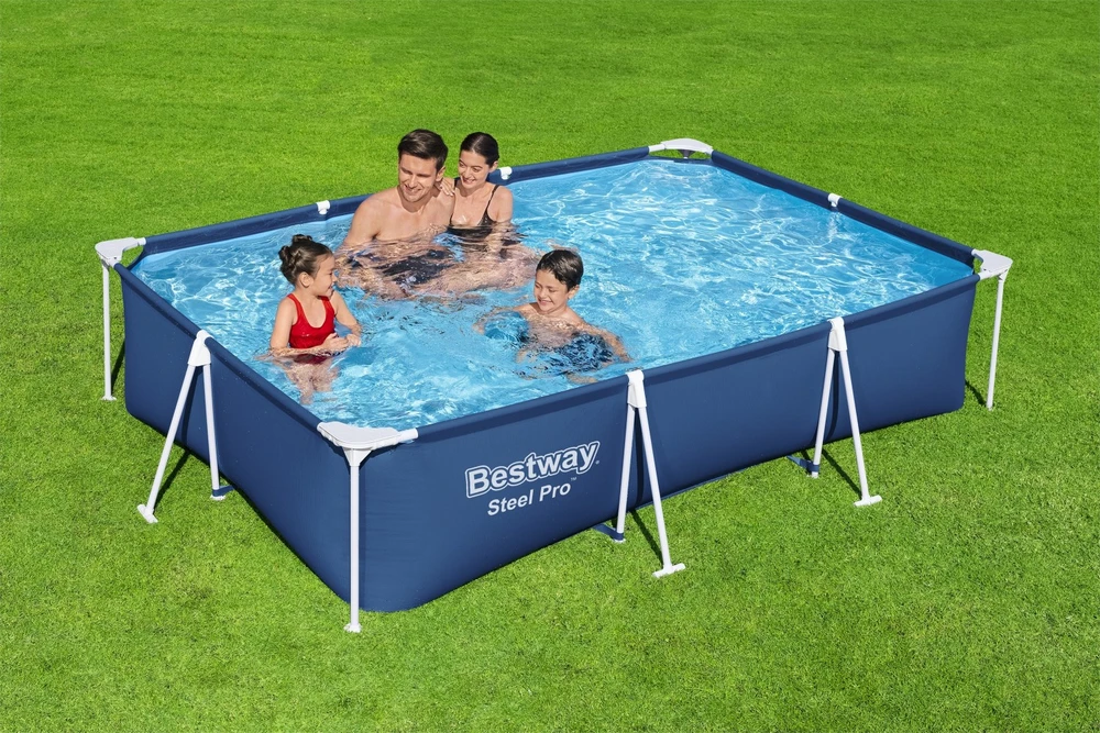 Bestway Stačiakampis karkasinis baseinas 300 x 201 x 66 cm