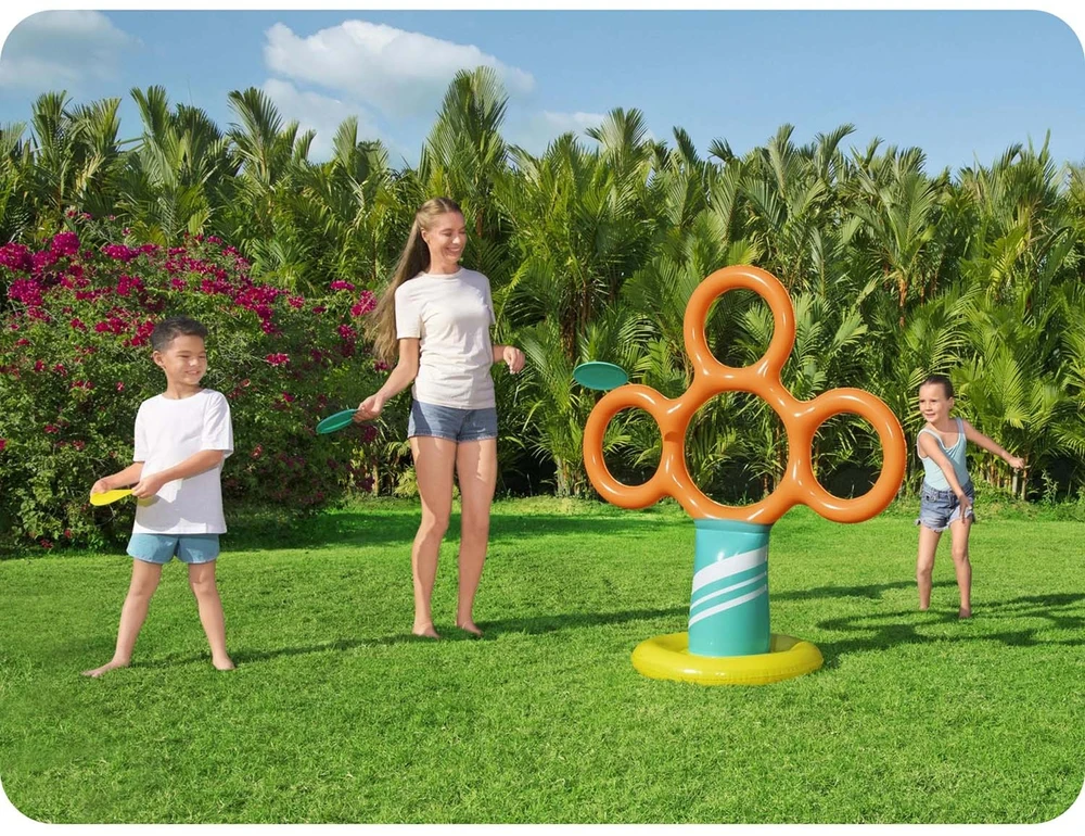 Bestway Vaikiškas „Bestawy“ Frisbee stovas su lankais