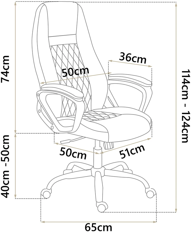 Sofotel Ekologinės odos biuro kėdė, reguliuojamo aukščio, ergonomiško dizaino, chromuotas pagrindas, patogus sėdėjimas