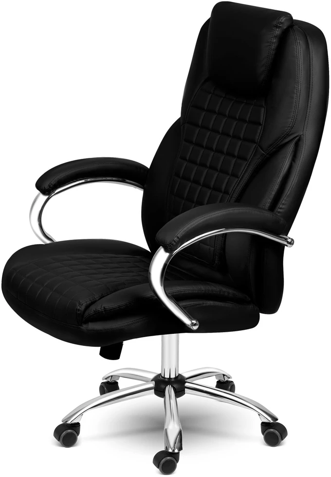 Sofotel Biuro kėdė, ergonomiškas dizainas, reguliuojamas aukštis, su supimo funkcija, patogus sėdėjimas, juoda biuro kėdė