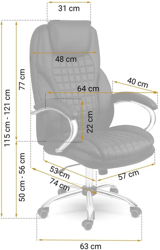 Sofotel Biuro kėdė, ergonomiškas dizainas, reguliuojamas aukštis, su supimo funkcija, patogus sėdėjimas, juoda biuro kėdė
