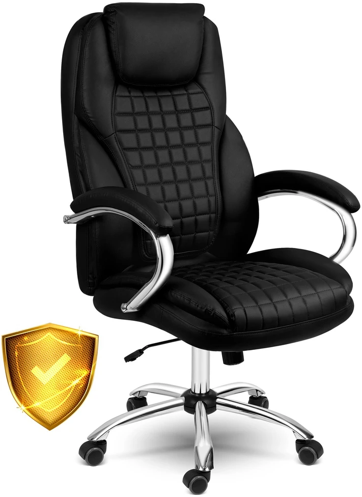 Sofotel Biuro kėdė, ergonomiškas dizainas, reguliuojamas aukštis, su supimo funkcija, patogus sėdėjimas, juoda biuro kėdė