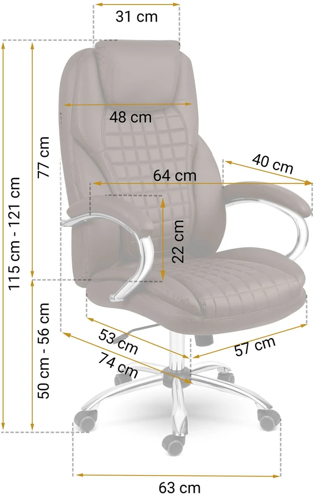 Sofotel Ergonomiška biuro kėdė, reguliuojamo aukščio, su supimosi funkcija, patogi biuro kėdė, vadovo biuro kėdė