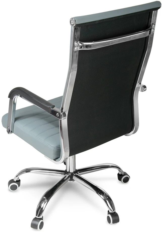 Sofotel Pilka biuro kėdė, modernus dizainas, ergonominė atrama, pasukama kėdė, vadovo kėdė