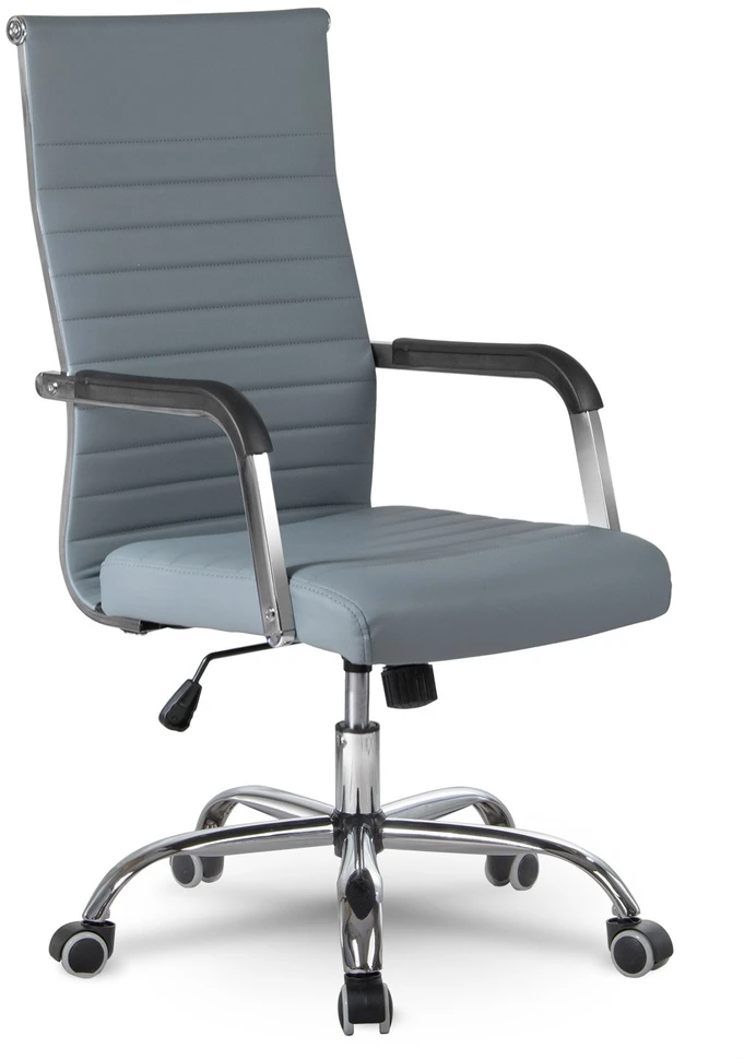 Sofotel Pilka biuro kėdė, modernus dizainas, ergonominė atrama, pasukama kėdė, vadovo kėdė