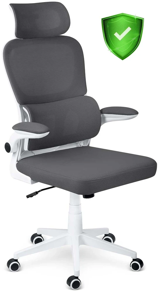 Sofotel Biuro kėdė su tinklelio atlošu, ergonomišku dizainu, reguliuojamu aukščiu, supimo funkcija, patogus sėdėjimas namams ir biurui