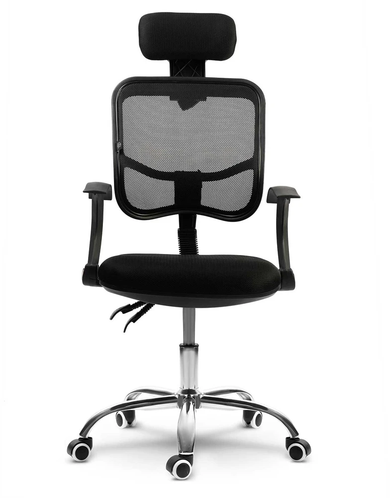 Sofotel Ergonomiška biuro kėdė, kvėpuojantis tinklinis atlošas, reguliuojamas aukštis, supimo funkcija, patogi kompiuterio kėdė namų biurui