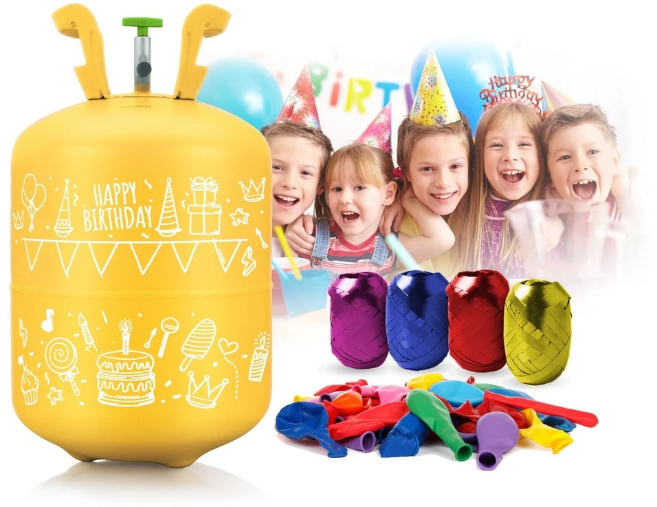 Ricokids 0,20 m3 helio balionas su balionais ir juostele