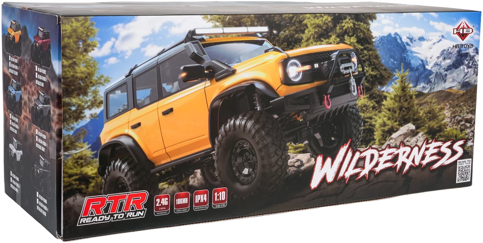 RC automobilis WILDERNESS RTR 1:10 oranžinis ZRC.HB-R1001