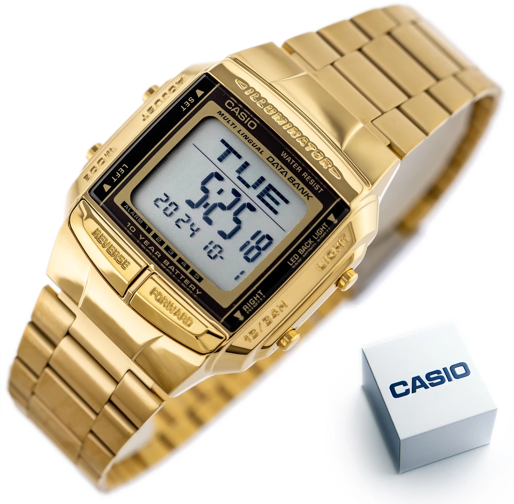 CASIO DATABANK MEN'S WATCH DB-360G-9ADF (zd161b) + BOX