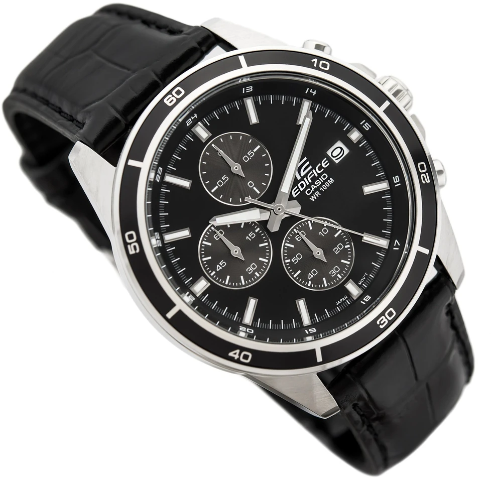 CASIO EDIFICE VYRIŠKAS LAIKRODIS Chronografas EFR-526L-1AV + BOX