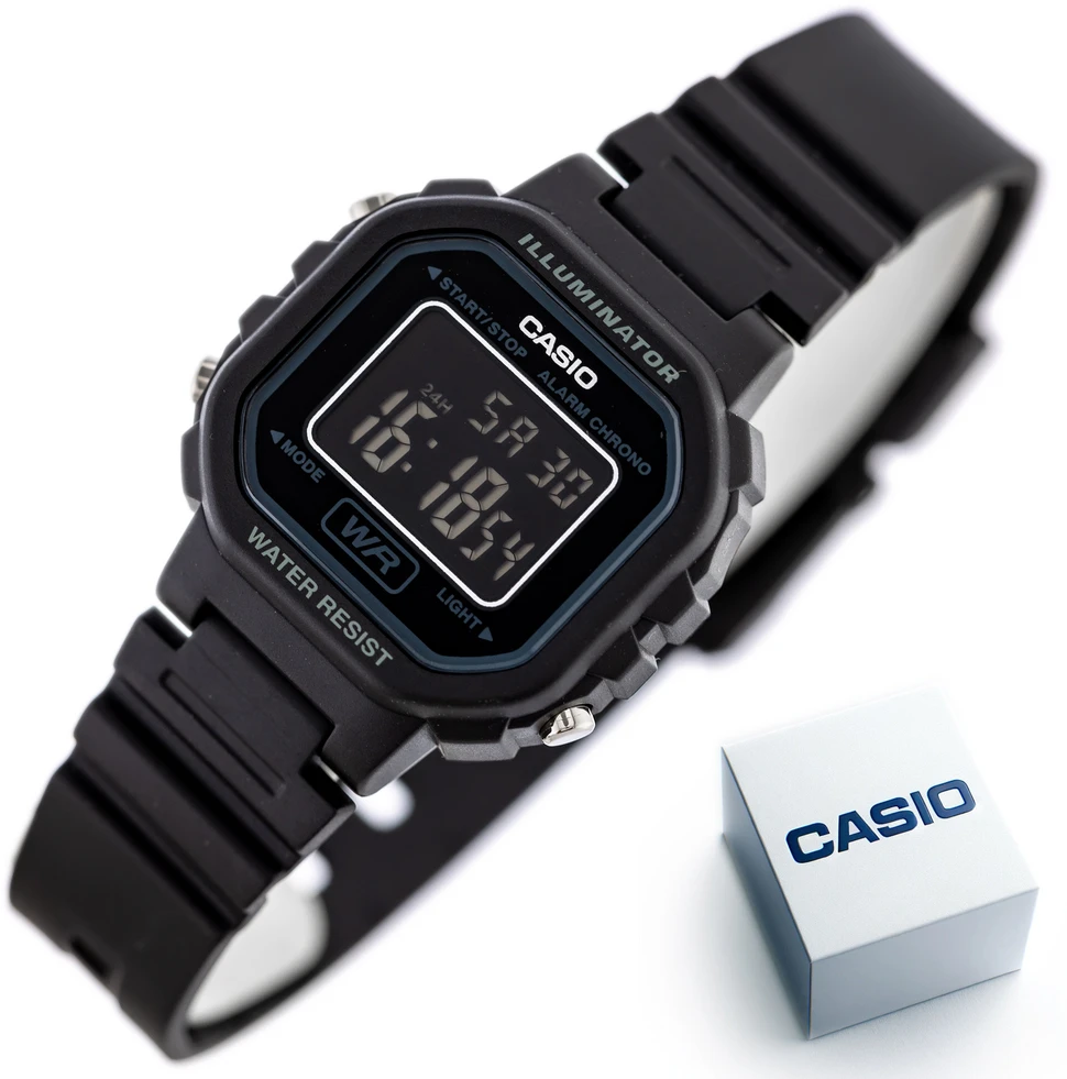Laikrodis CASIO LA-20WH-1BDF KIDS WATCH + BOX