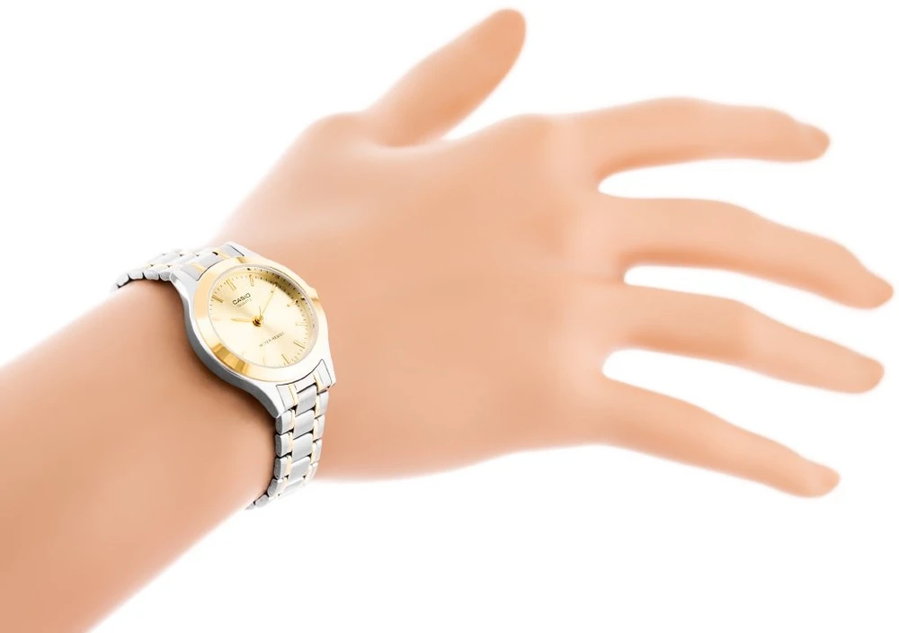 CASIO LTP-1128G 9A MOTERIS LAIKRODIS (zd554a) + DĖŽĖ