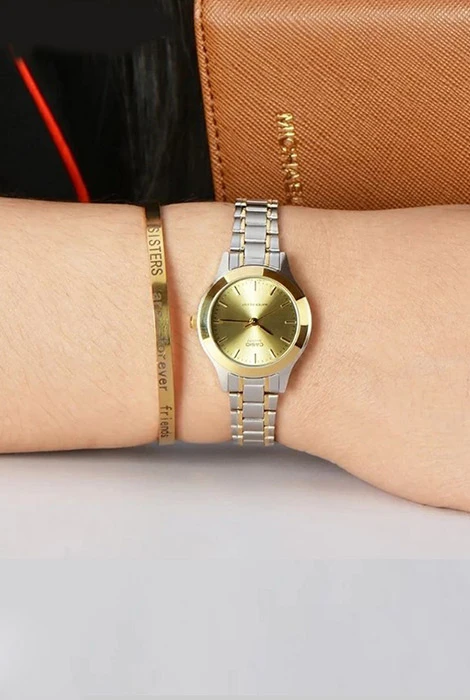 CASIO LTP-1128G 9A MOTERIS LAIKRODIS (zd554a) + DĖŽĖ