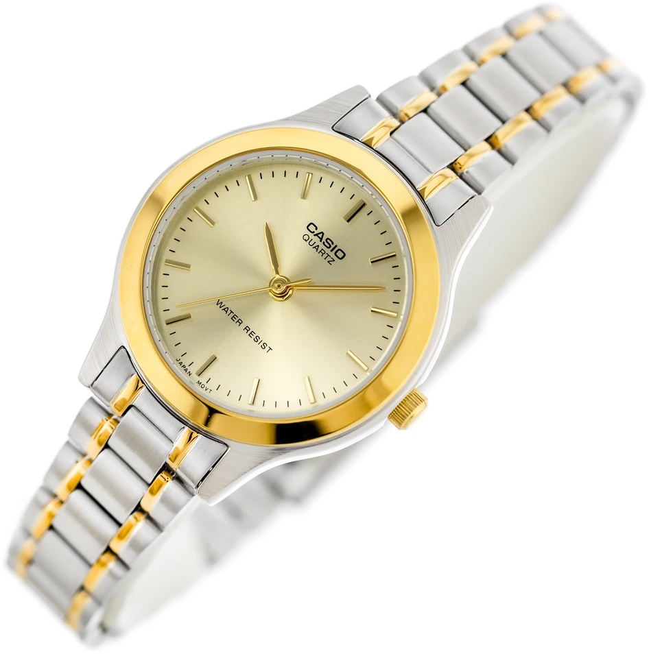 CASIO LTP-1128G 9A MOTERIS LAIKRODIS (zd554a) + DĖŽĖ